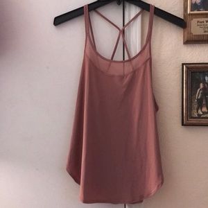 Lululemon pink tank top